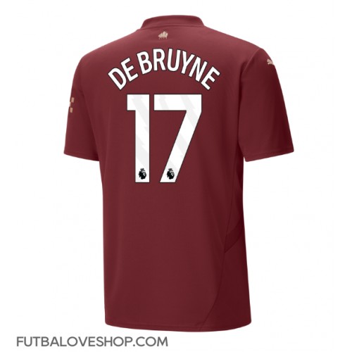 Dres Manchester City Kevin De Bruyne #17 Tretina 2024-25 Krátky Rukáv